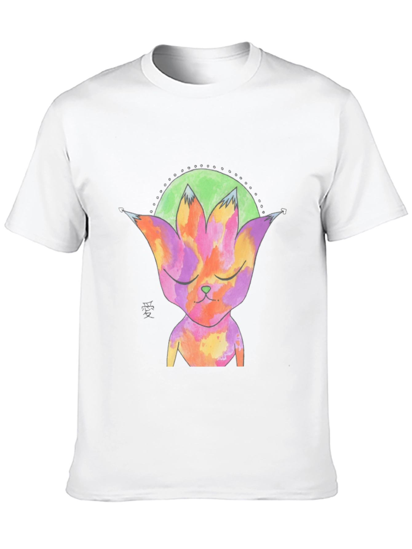 Abstract Cat T-Shirt - Unique Graphic Tee