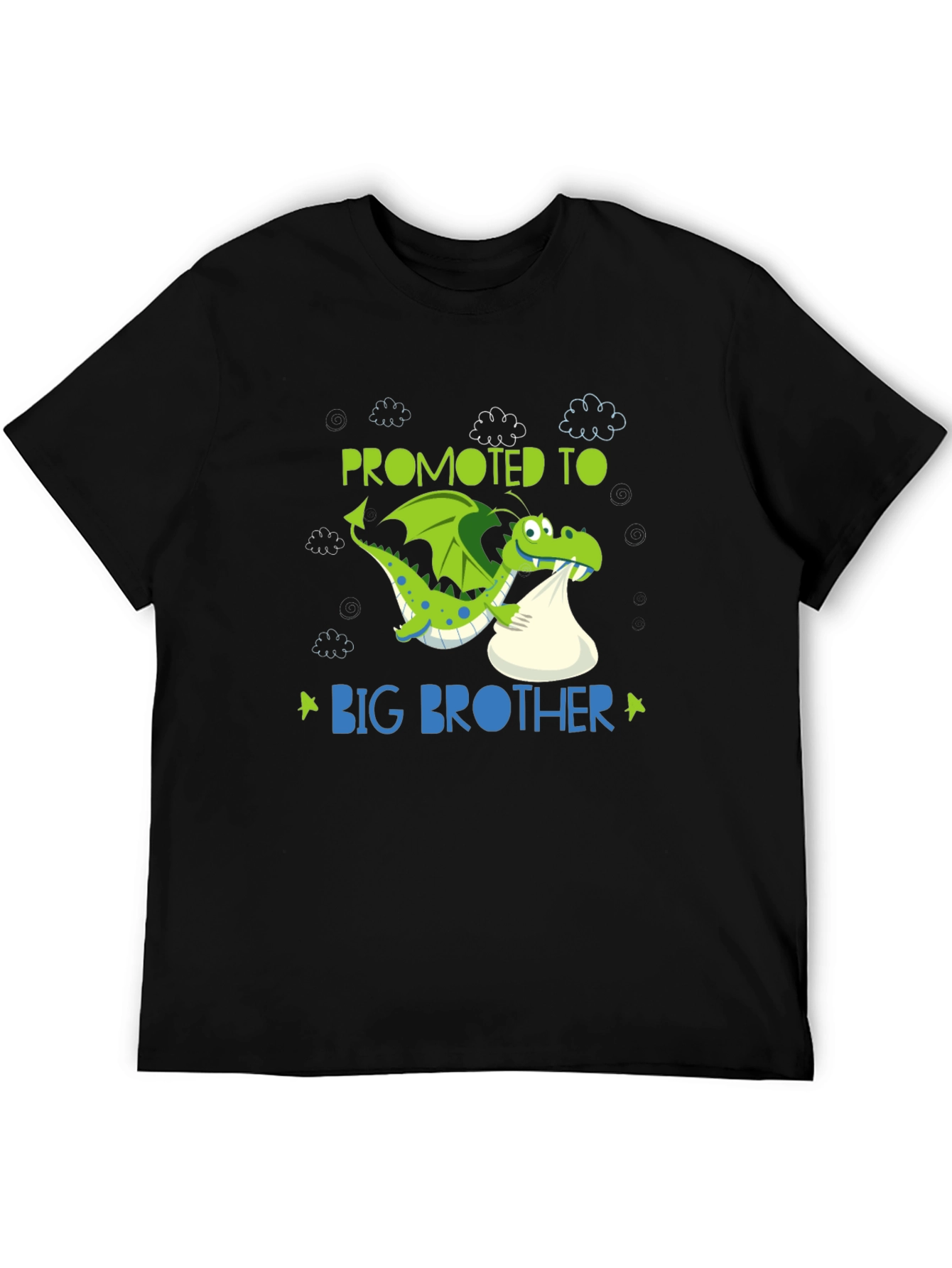Promoted to Big Brother T-Shirt - Dragon Design