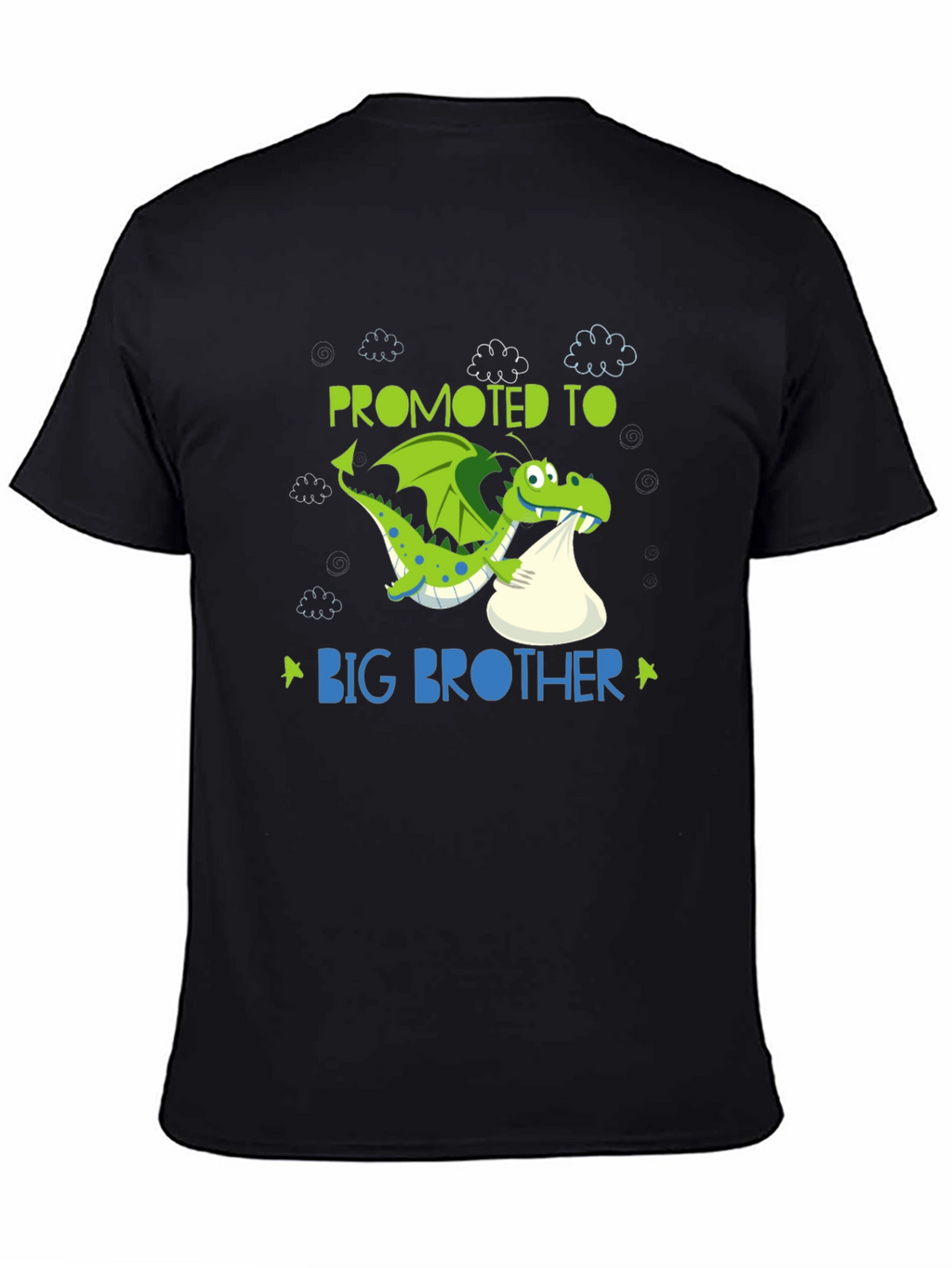Promoted to Big Brother T-Shirt - Dragon Design