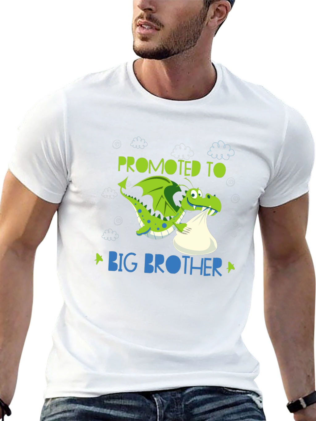 Promoted to Big Brother T-Shirt - Dragon Design