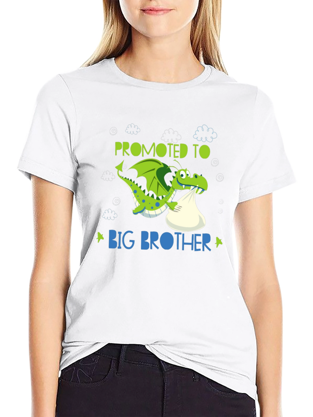 Promoted to Big Brother T-Shirt - Dragon Design