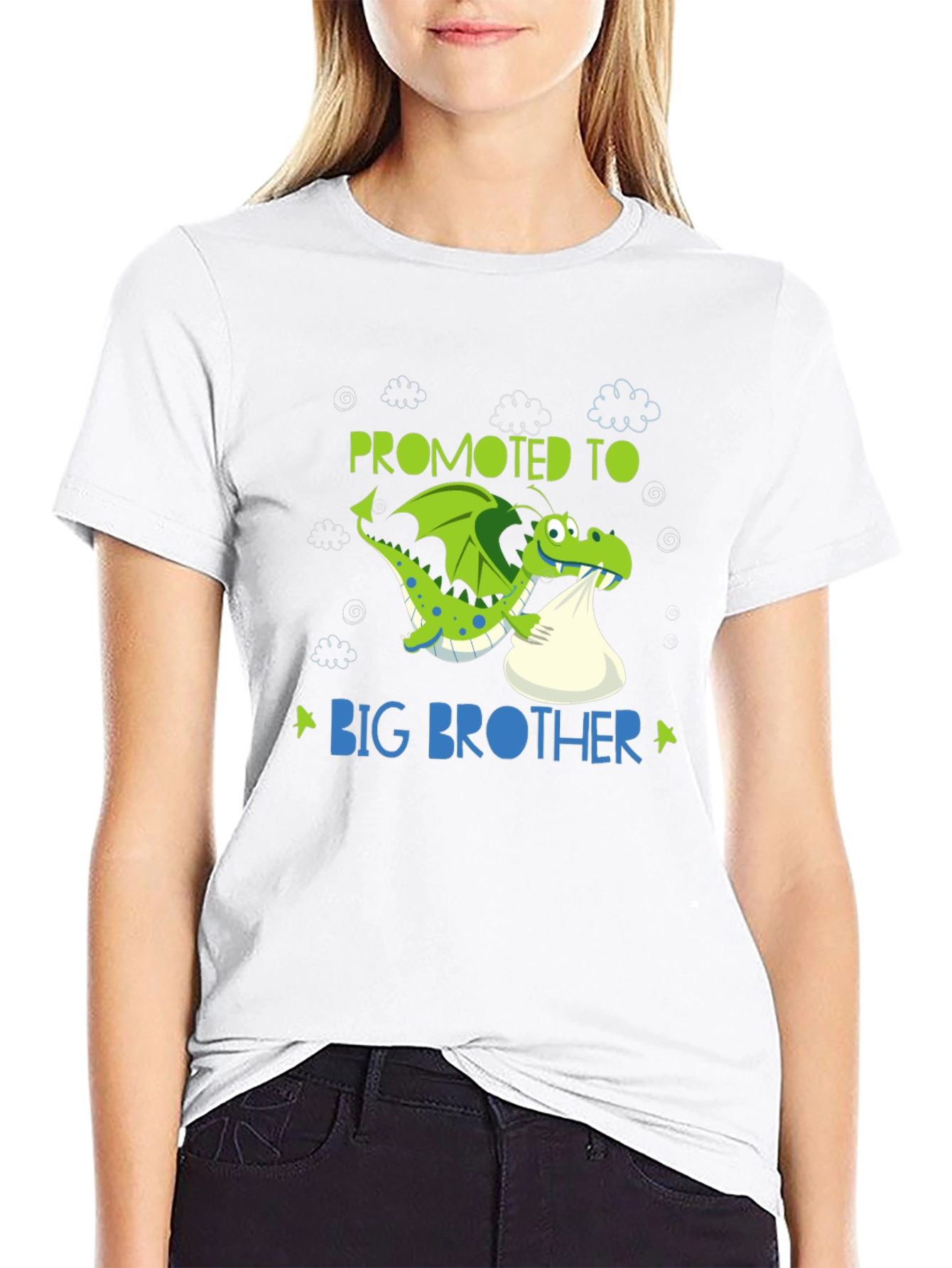Promoted to Big Brother T-Shirt - Dragon Design