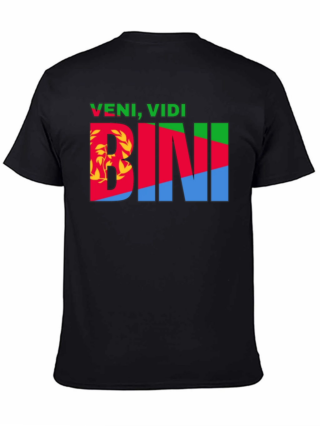 Veni Vidi BINI Eritrean Flag Graphic T-Shirt