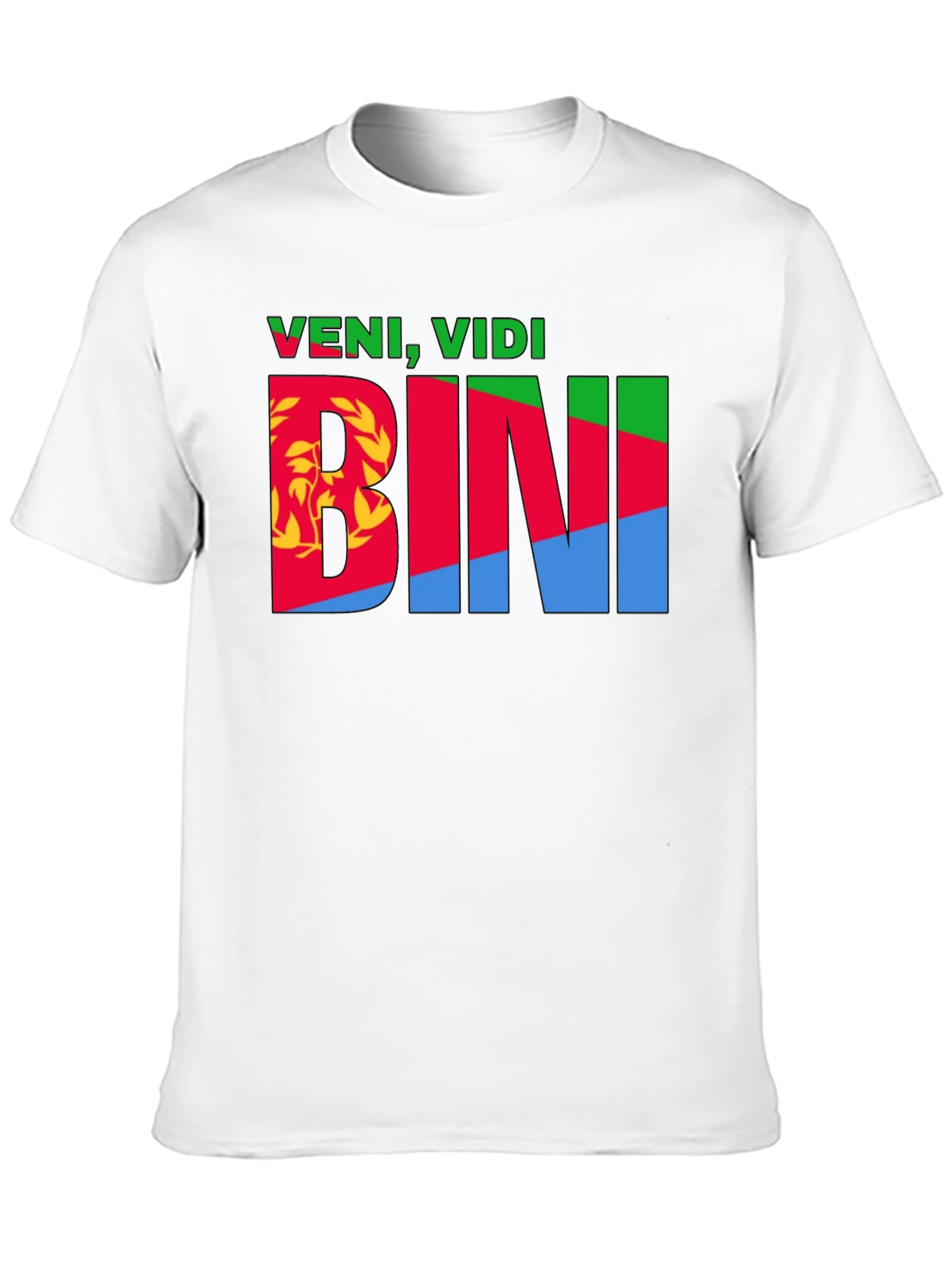 Veni Vidi BINI Eritrean Flag Graphic T-Shirt