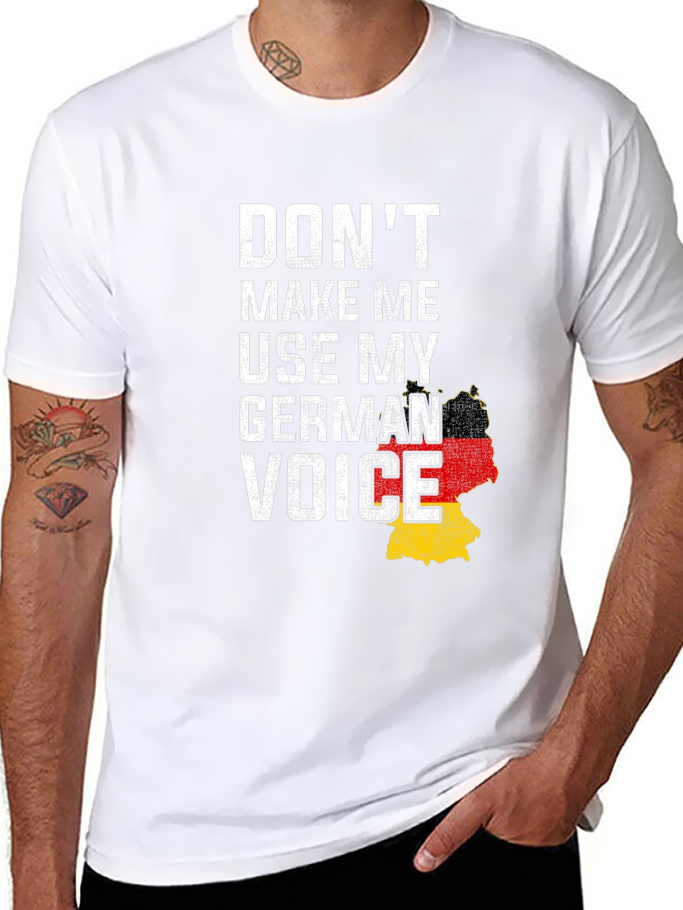 Dont Make Me Use My German Voice T-Shirt