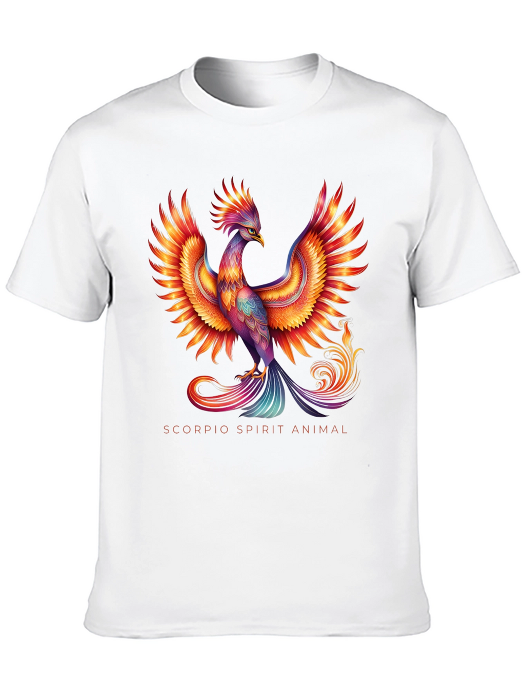 Scorpio Spirit Animal Phoenix Graphic T-Shirt