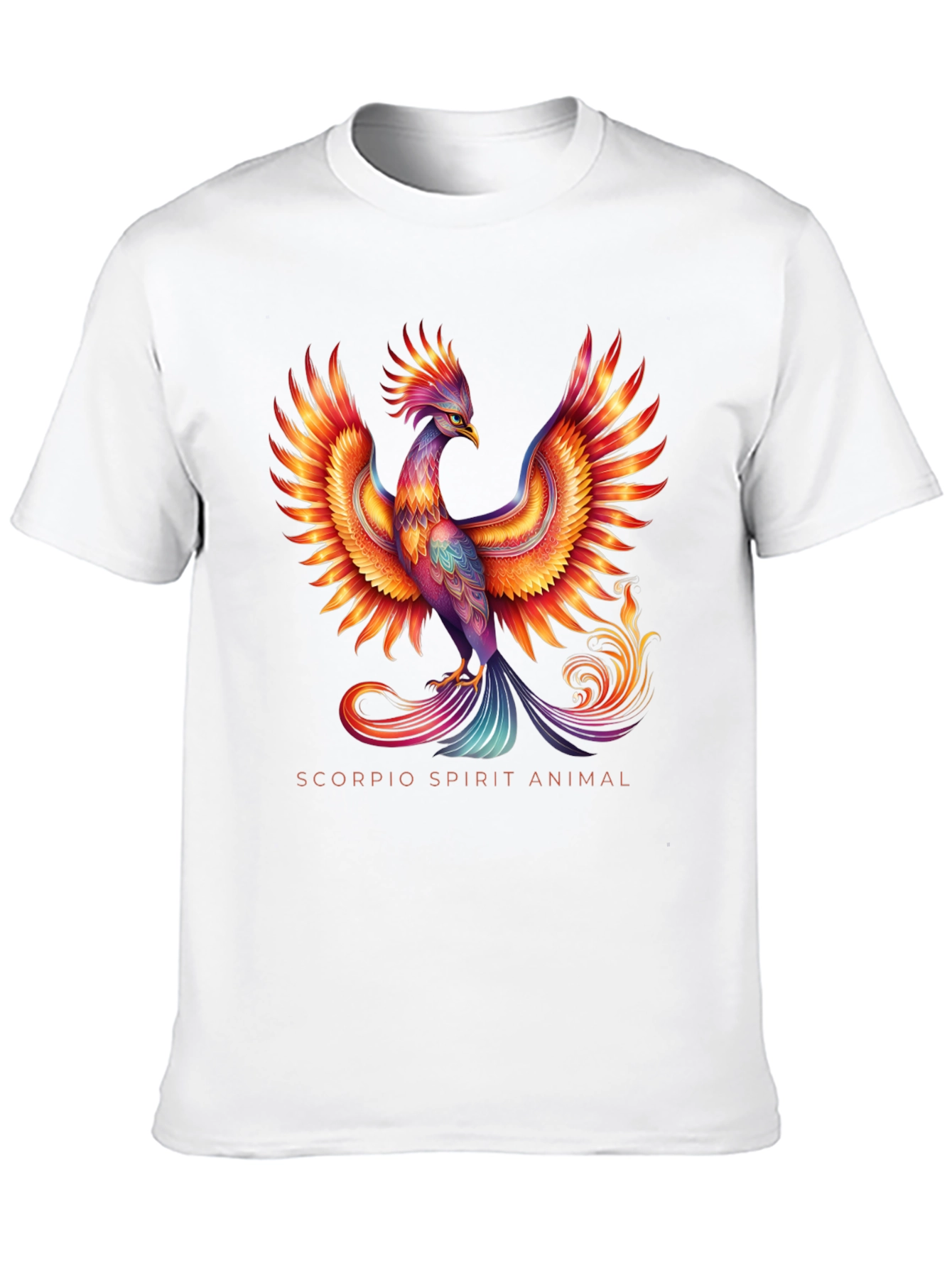 Scorpio Spirit Animal Phoenix Graphic T-Shirt