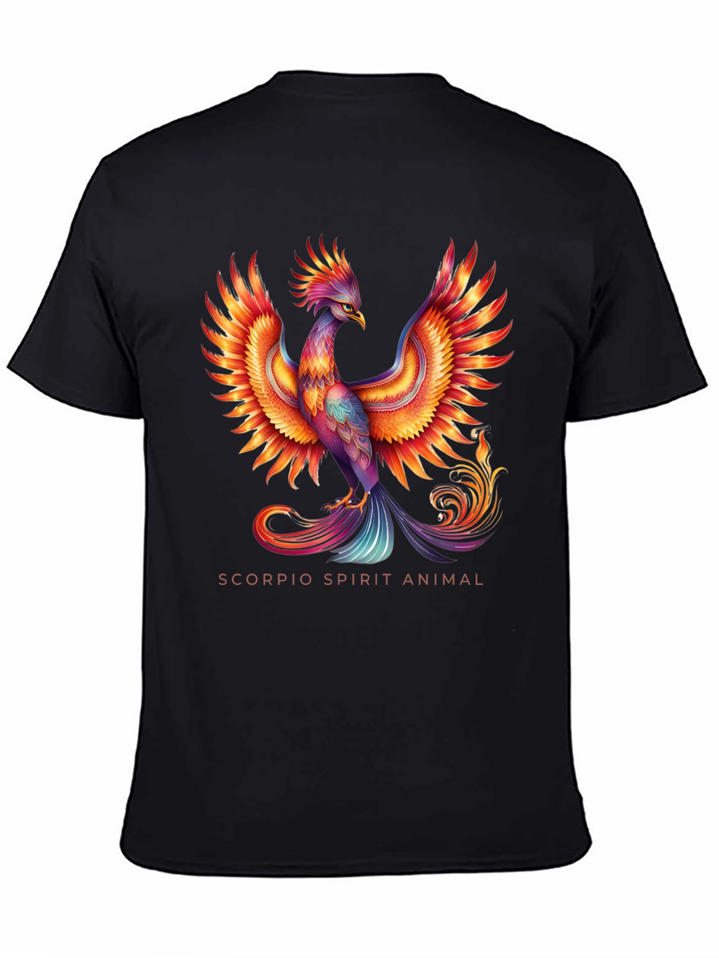 Scorpio Spirit Animal Phoenix Graphic T-Shirt