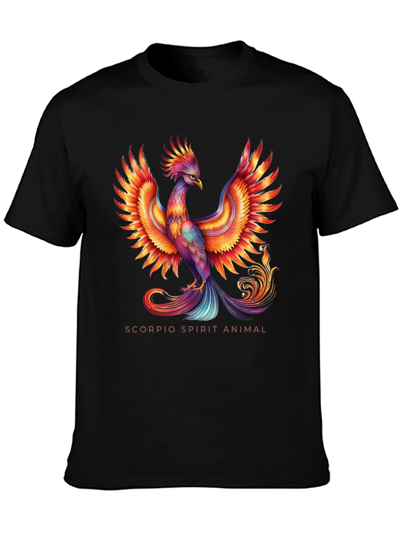 Scorpio Spirit Animal Phoenix Graphic T-Shirt