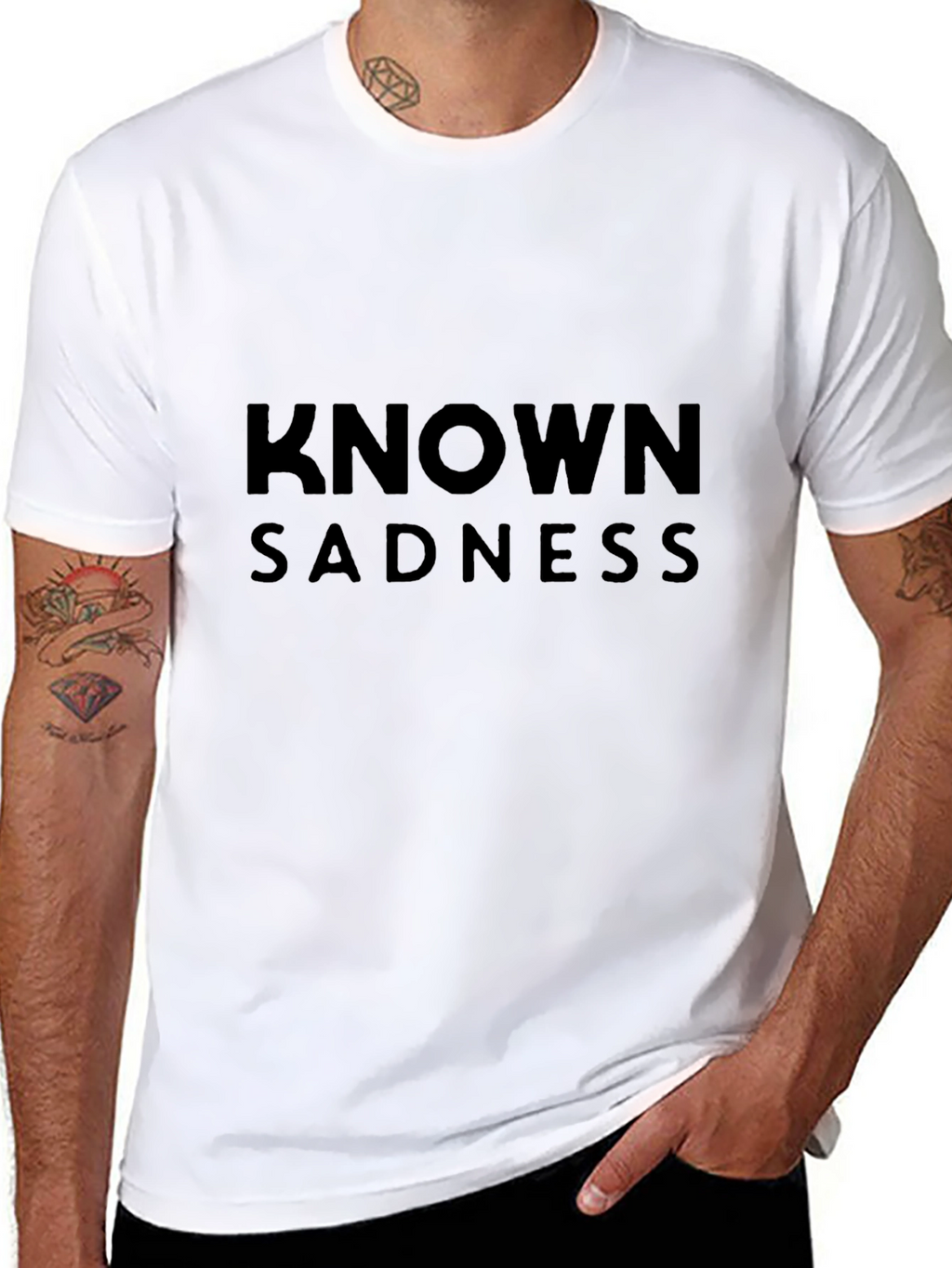 Known Sadness Graphic Black T-Shirt