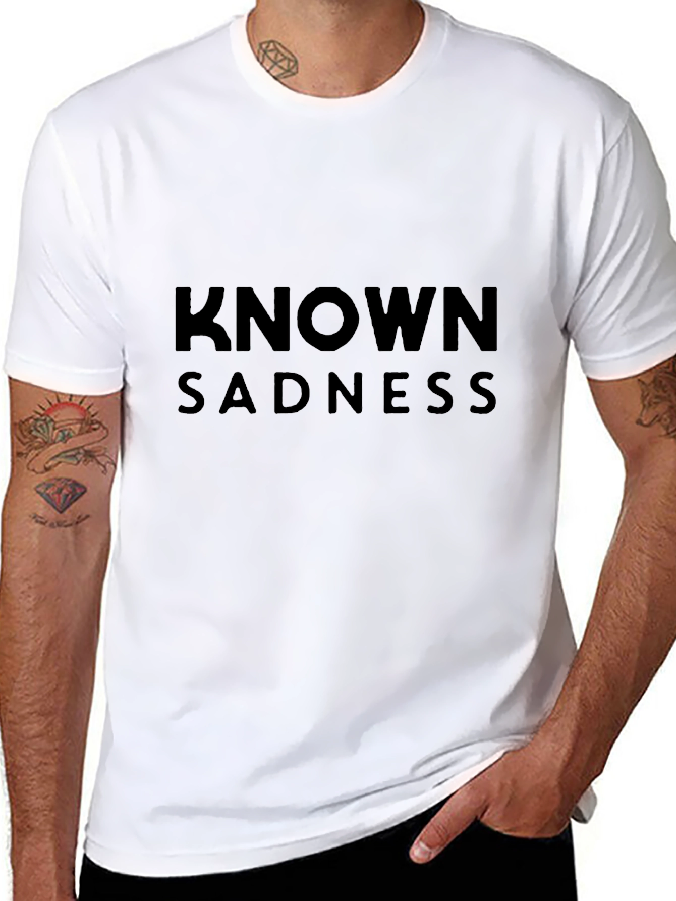 Known Sadness Graphic Black T-Shirt