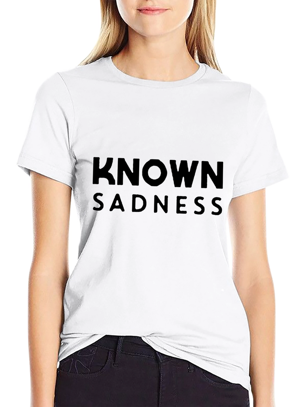 Known Sadness Graphic Black T-Shirt