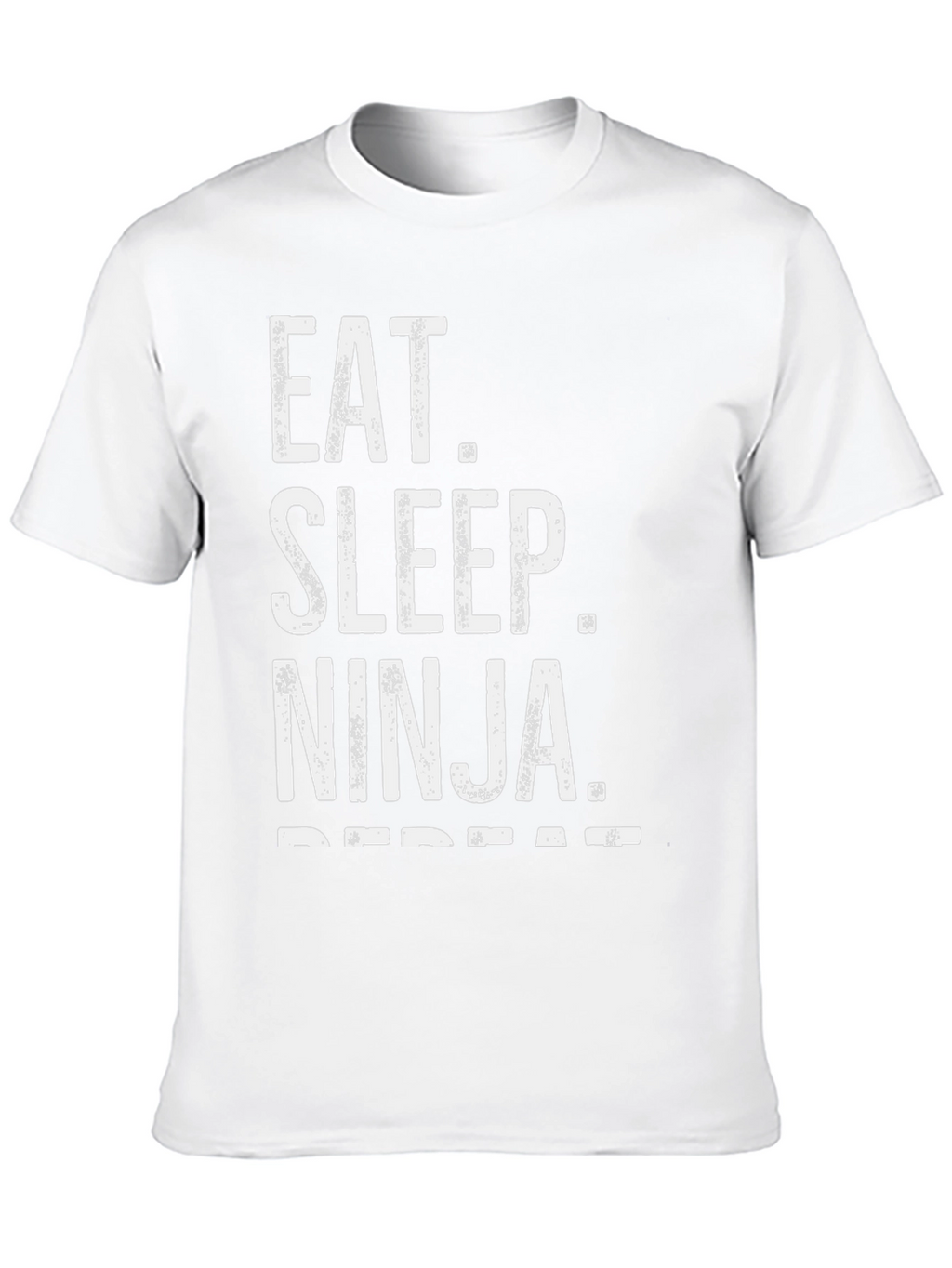 Eat Sleep Ninja Repeat Black T-Shirt