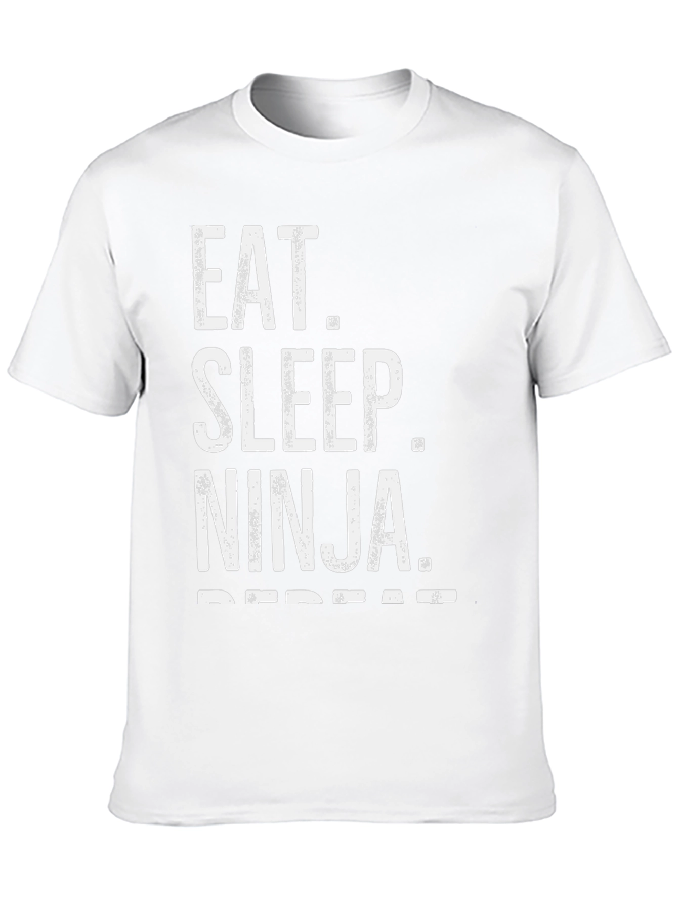Eat Sleep Ninja Repeat Black T-Shirt