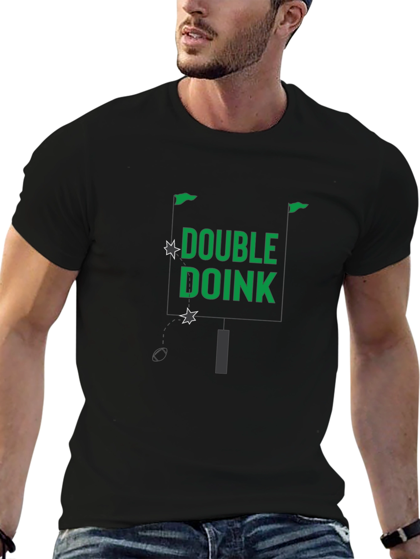 Double Doink Football T-Shirt