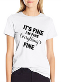 Its Fine T-Shirt | Mens Graphic Tee