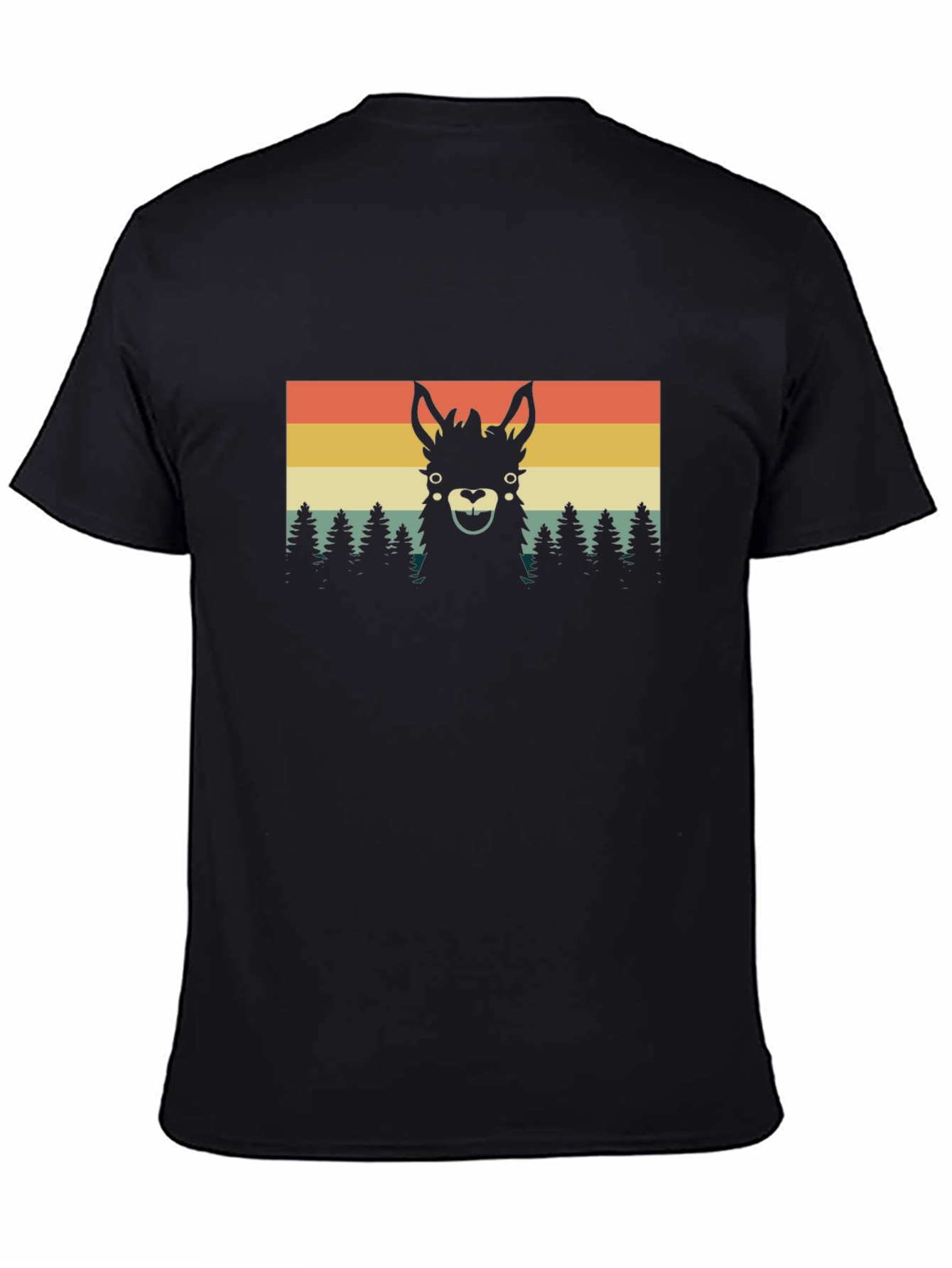 Retro Llama Tee - Vintage Style Graphic T-Shirt