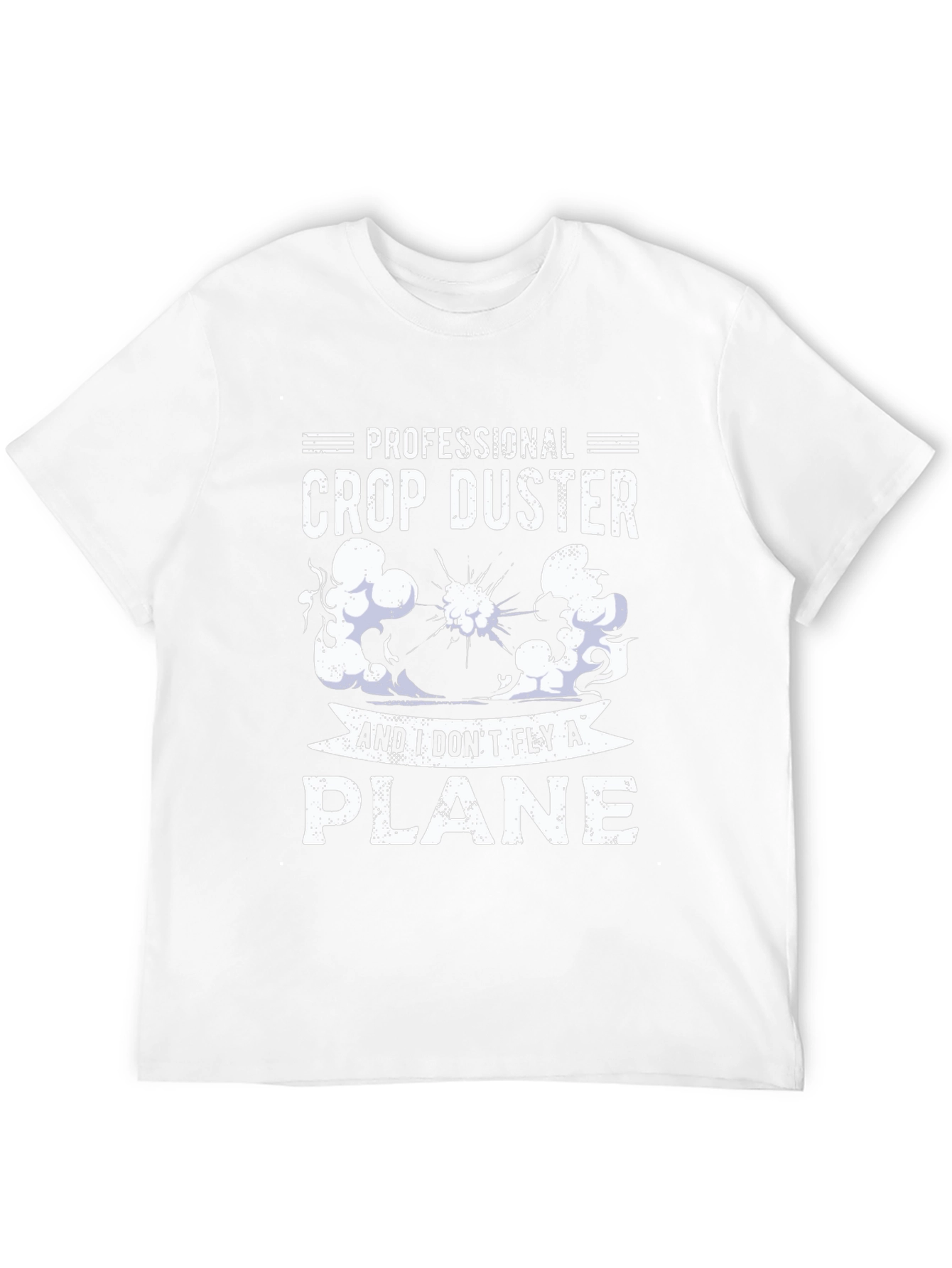 Professional Crop Duster Novelty Graphic Tee