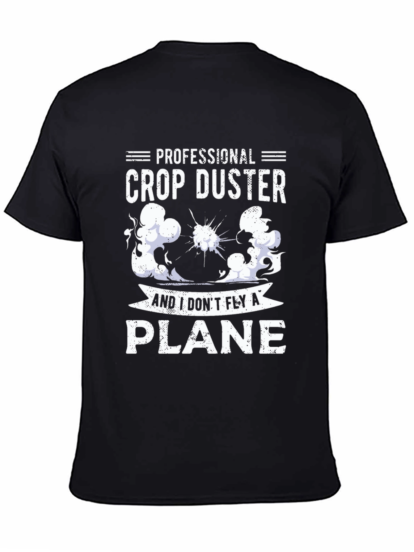 Professional Crop Duster Novelty Graphic Tee