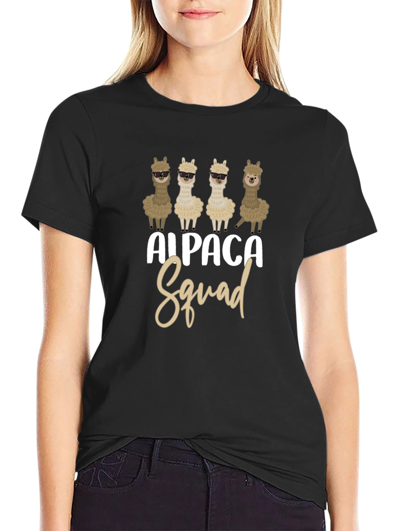 Alpaca Squad Graphic T-Shirt