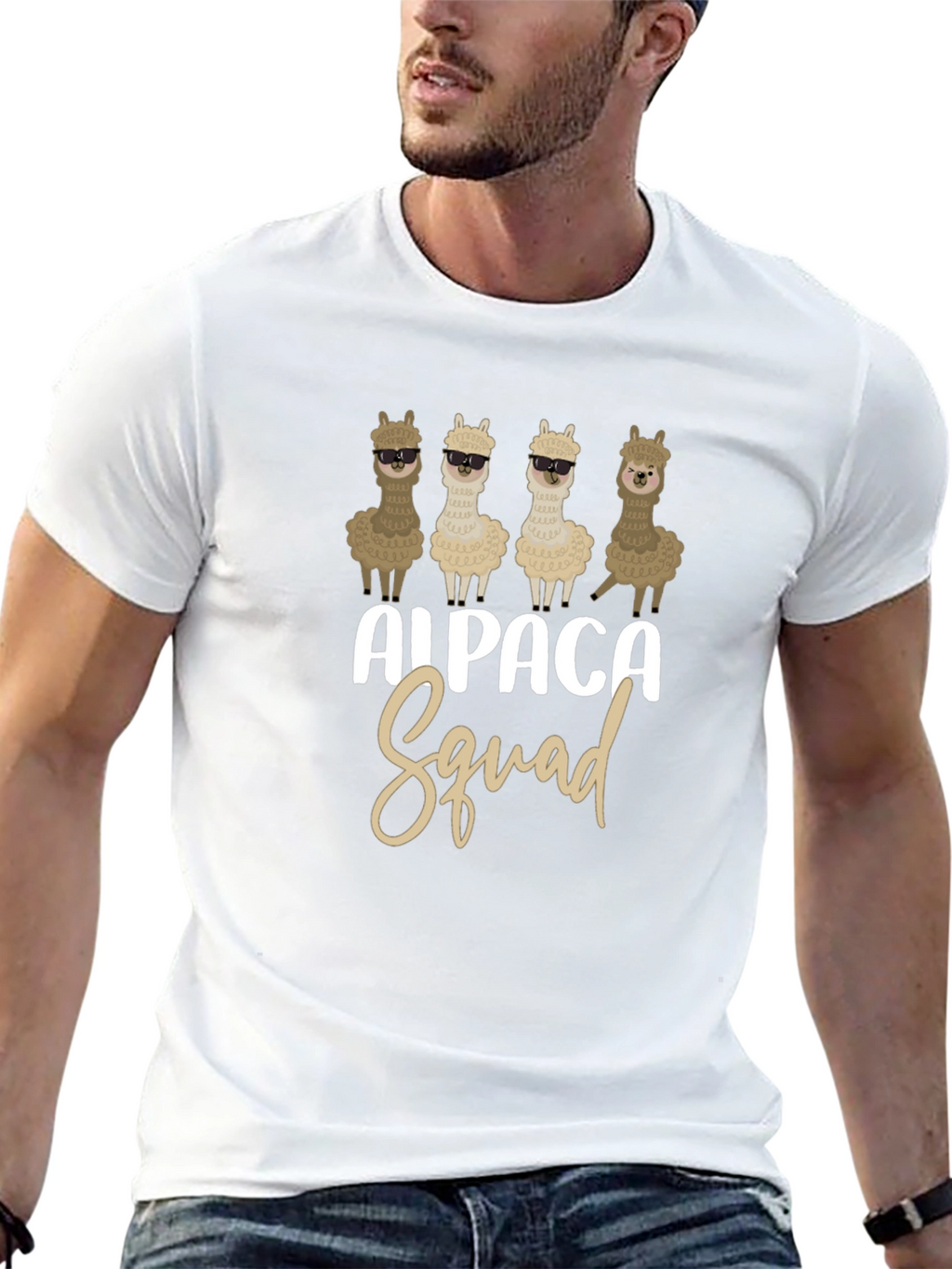 Alpaca Squad Graphic T-Shirt
