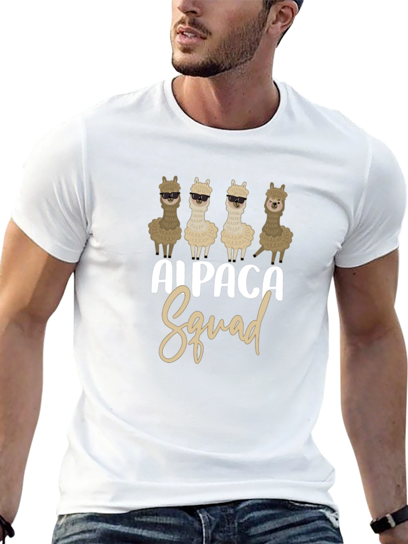 Alpaca Squad Graphic T-Shirt