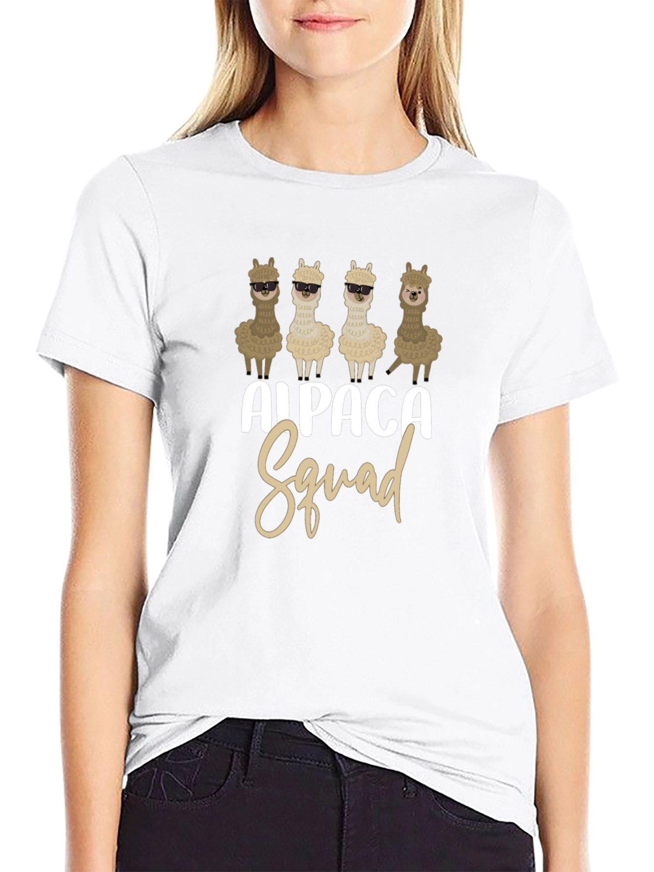 Alpaca Squad Graphic T-Shirt