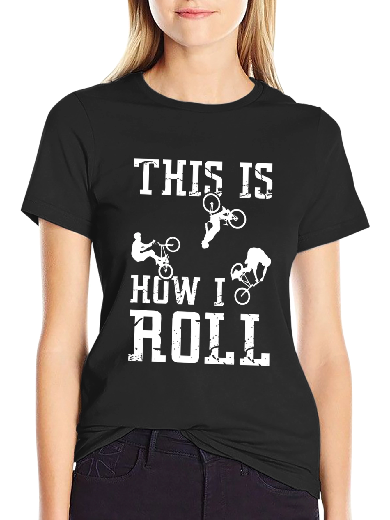 This is How I Roll T-Shirt - BMX Bike Rider Tee