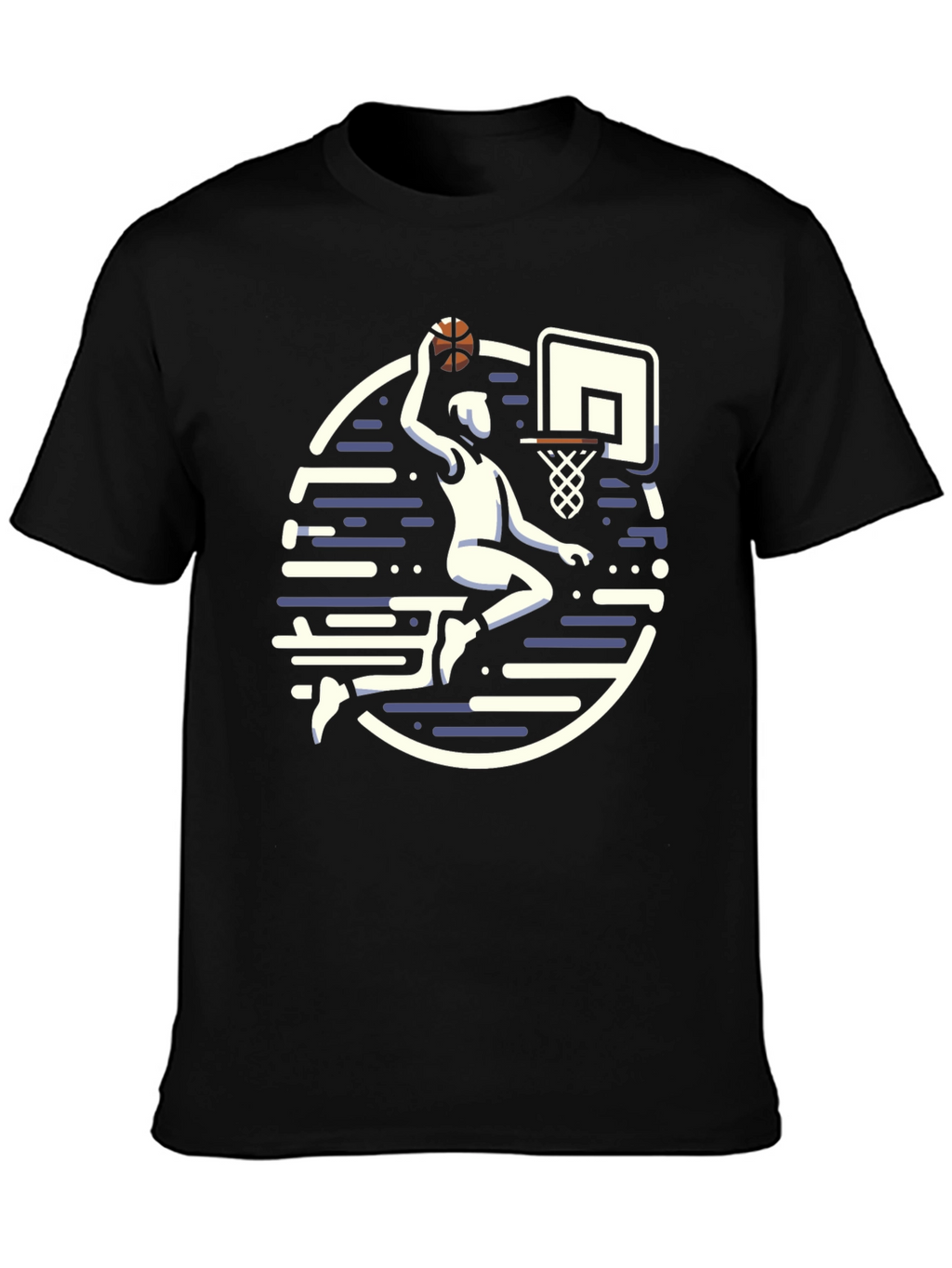 Basketball Slam Dunk Graphic Tee