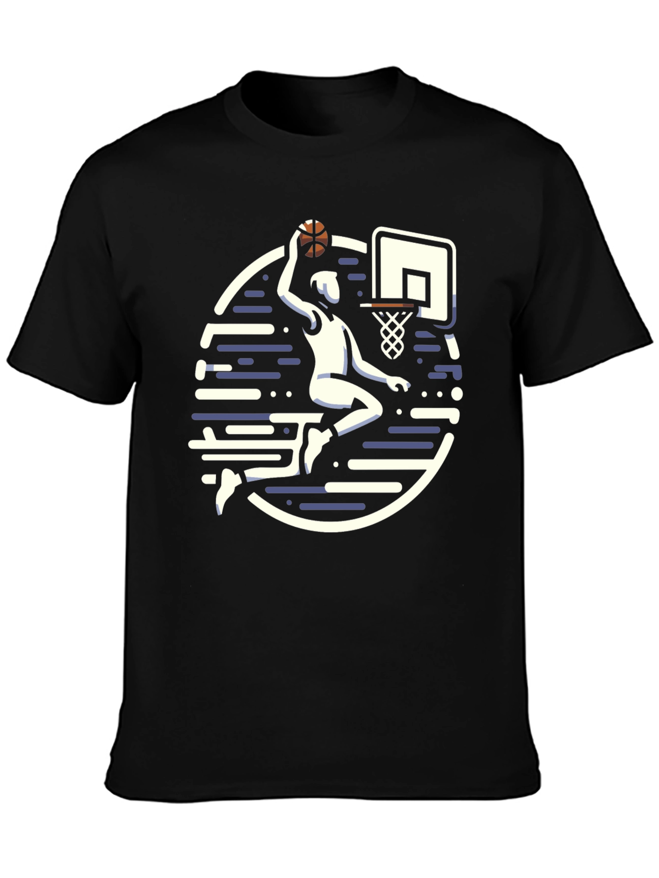 Basketball Slam Dunk Graphic Tee