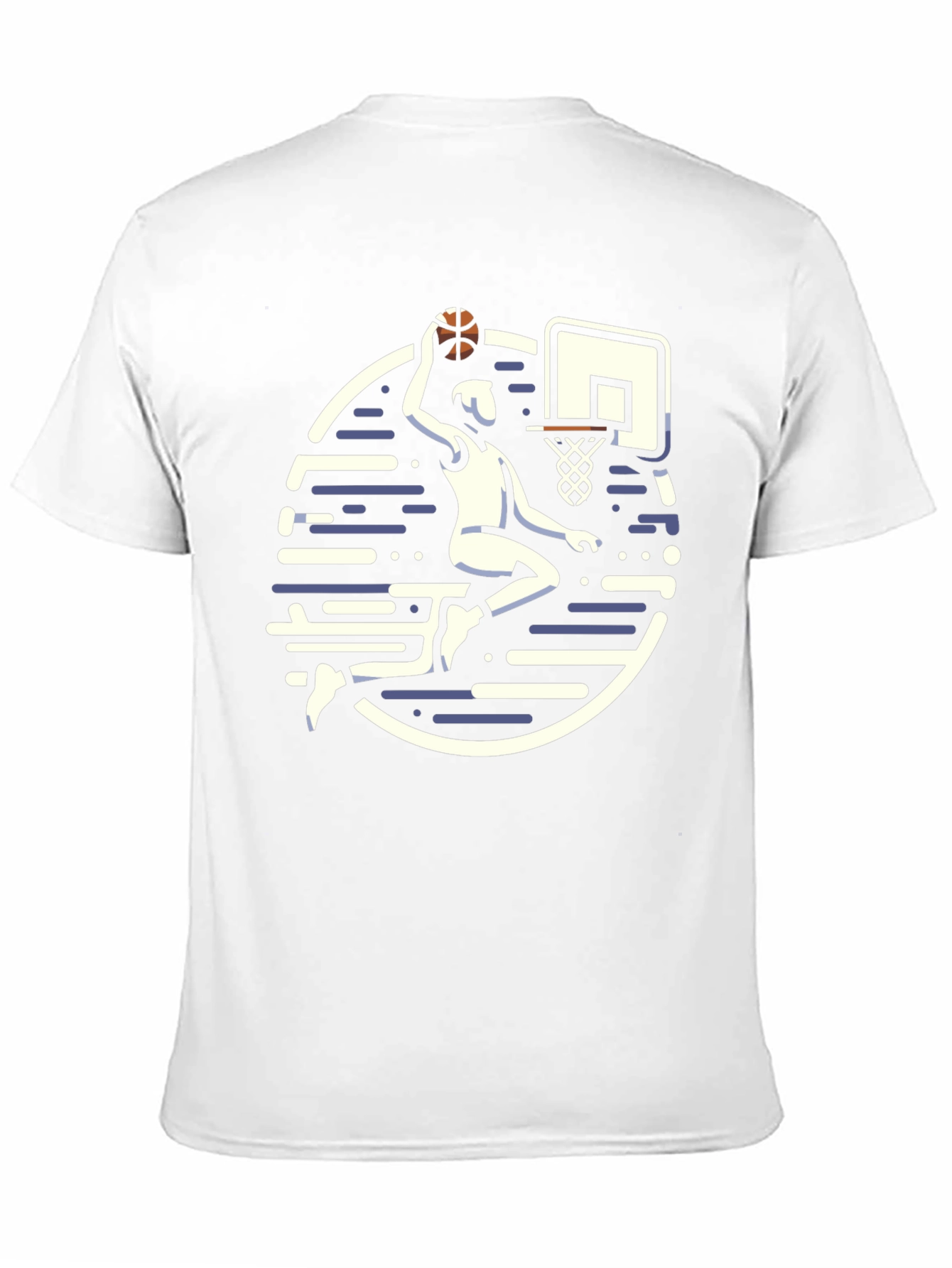 Basketball Slam Dunk Graphic Tee