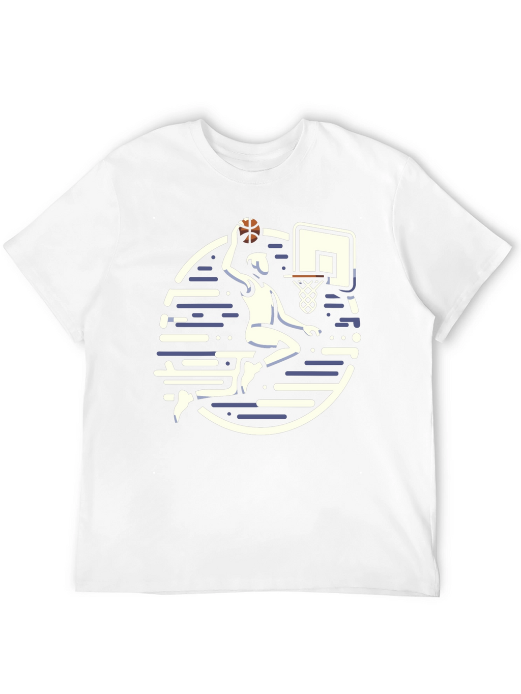 Basketball Slam Dunk Graphic Tee