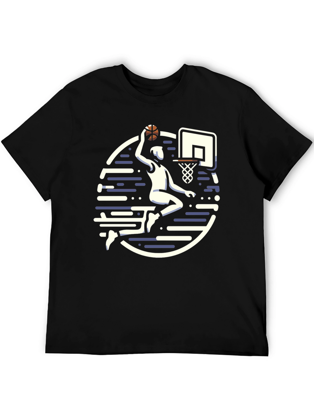 Basketball Slam Dunk Graphic Tee