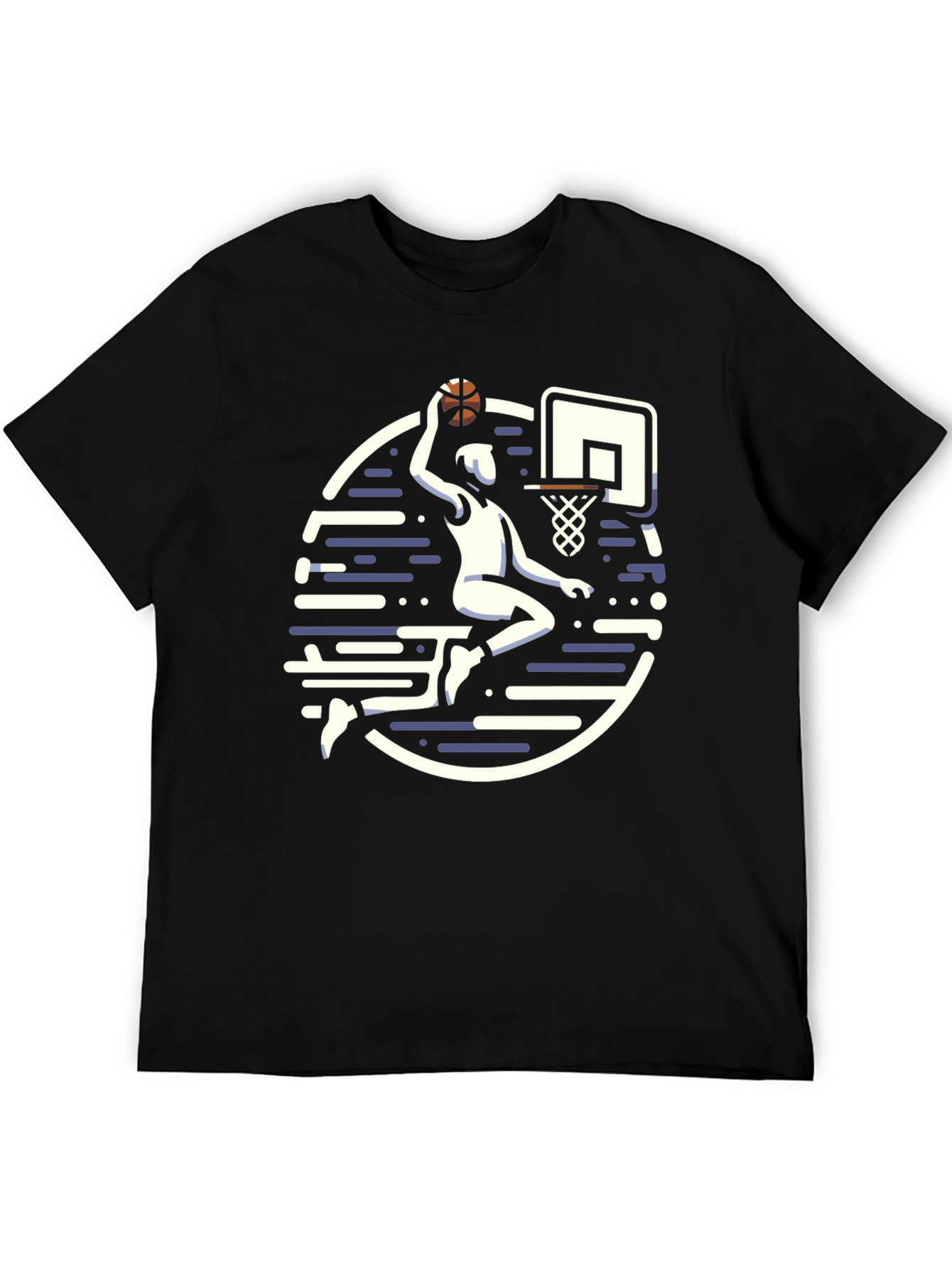 Basketball Slam Dunk Graphic Tee
