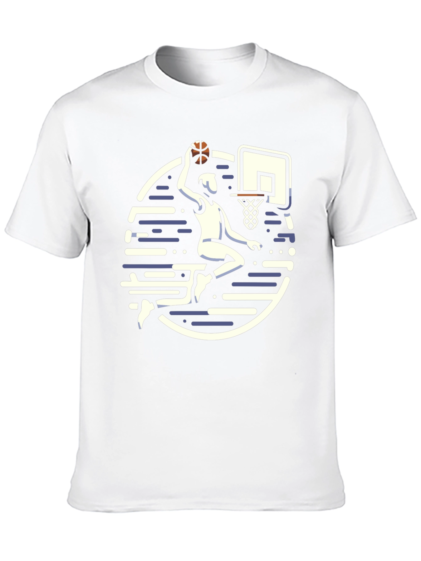 Basketball Slam Dunk Graphic Tee