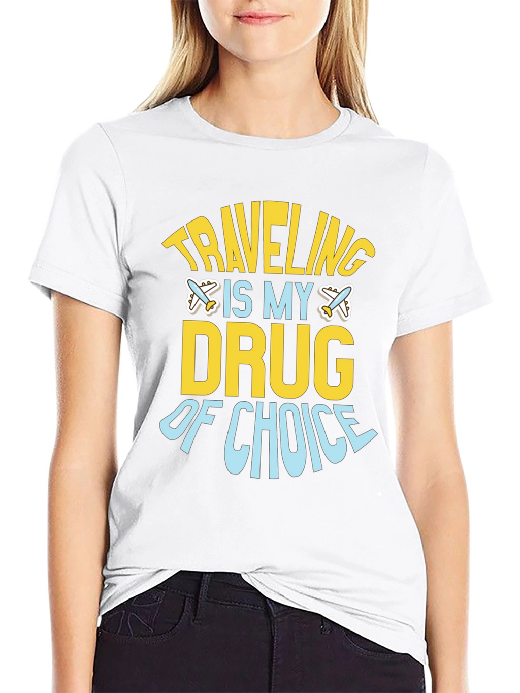 Traveling Is My Drug of Choice Graphic Tee