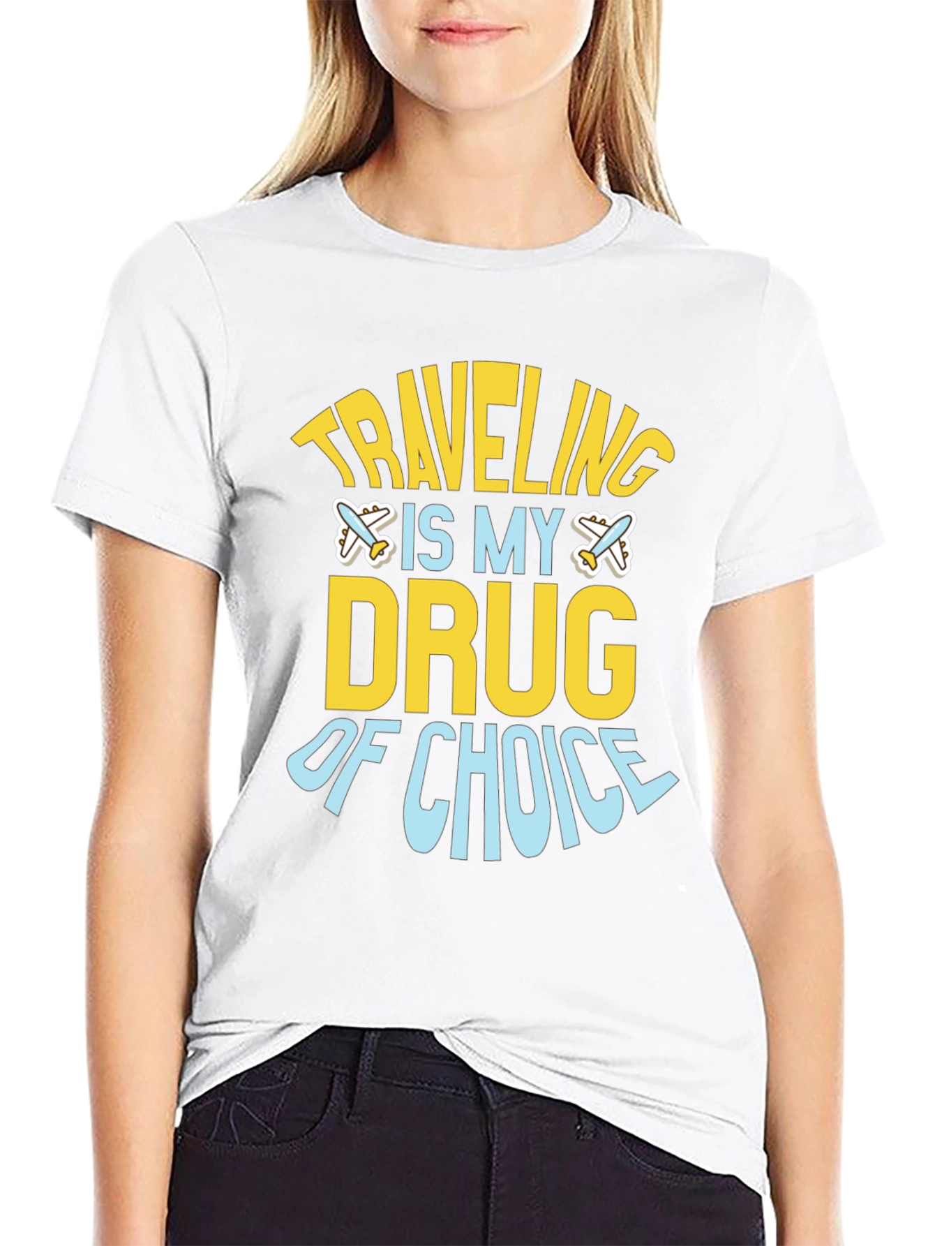 Traveling Is My Drug of Choice Graphic Tee
