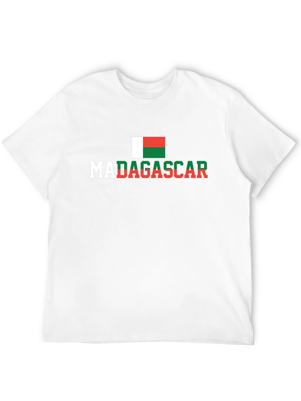 Madagascar Flag Graphic T-Shirt