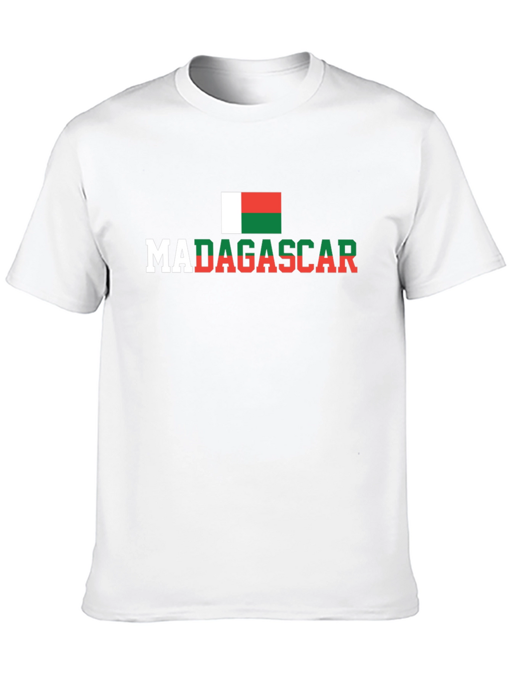 Madagascar Flag Graphic T-Shirt