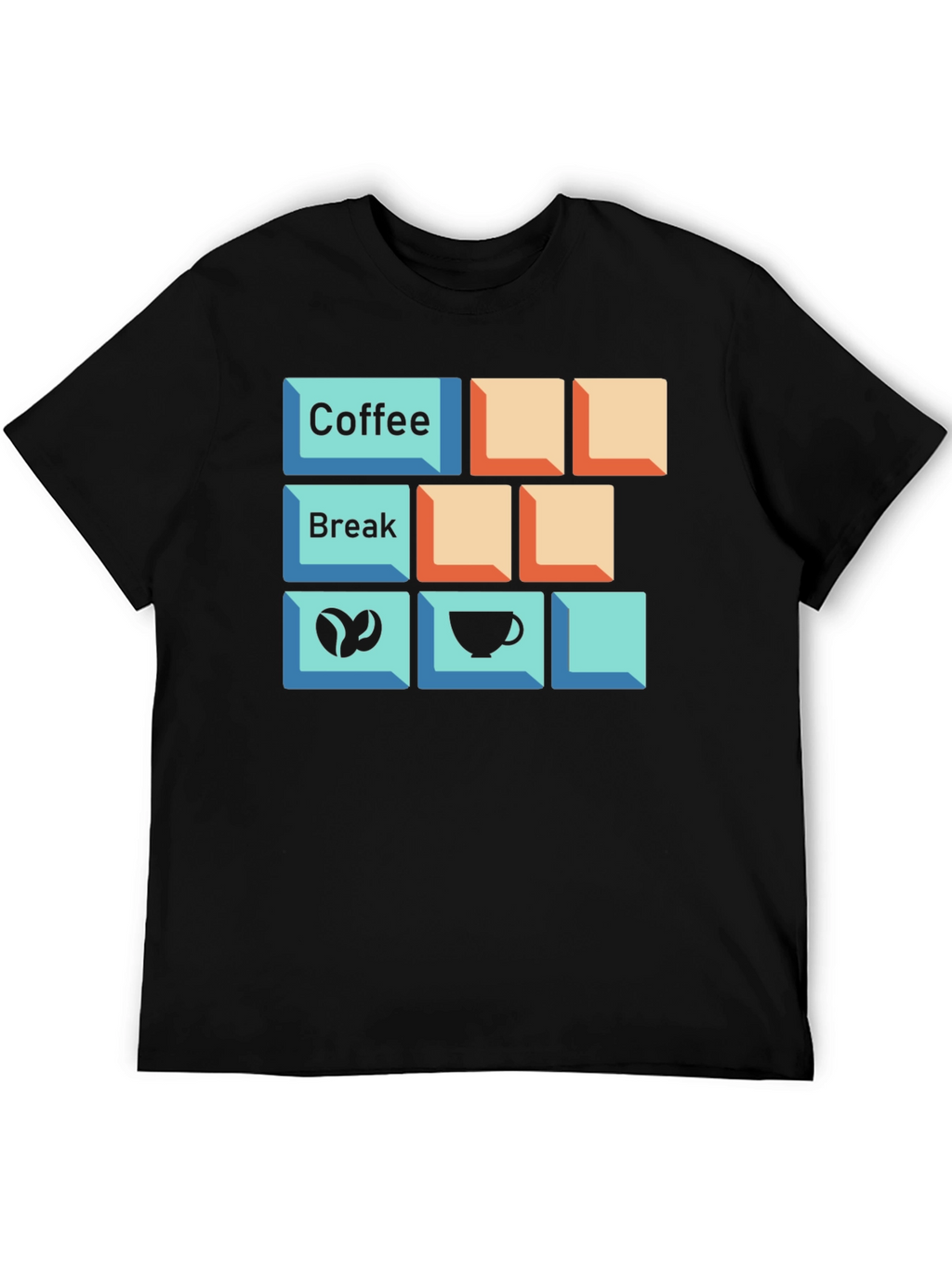 Coffee Break Keyboard T-Shirt - Gamer Gift