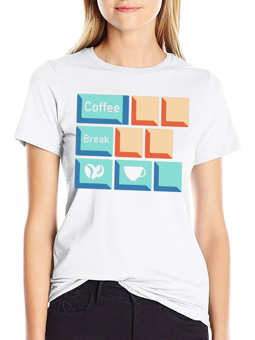 Coffee Break Keyboard T-Shirt - Gamer Gift