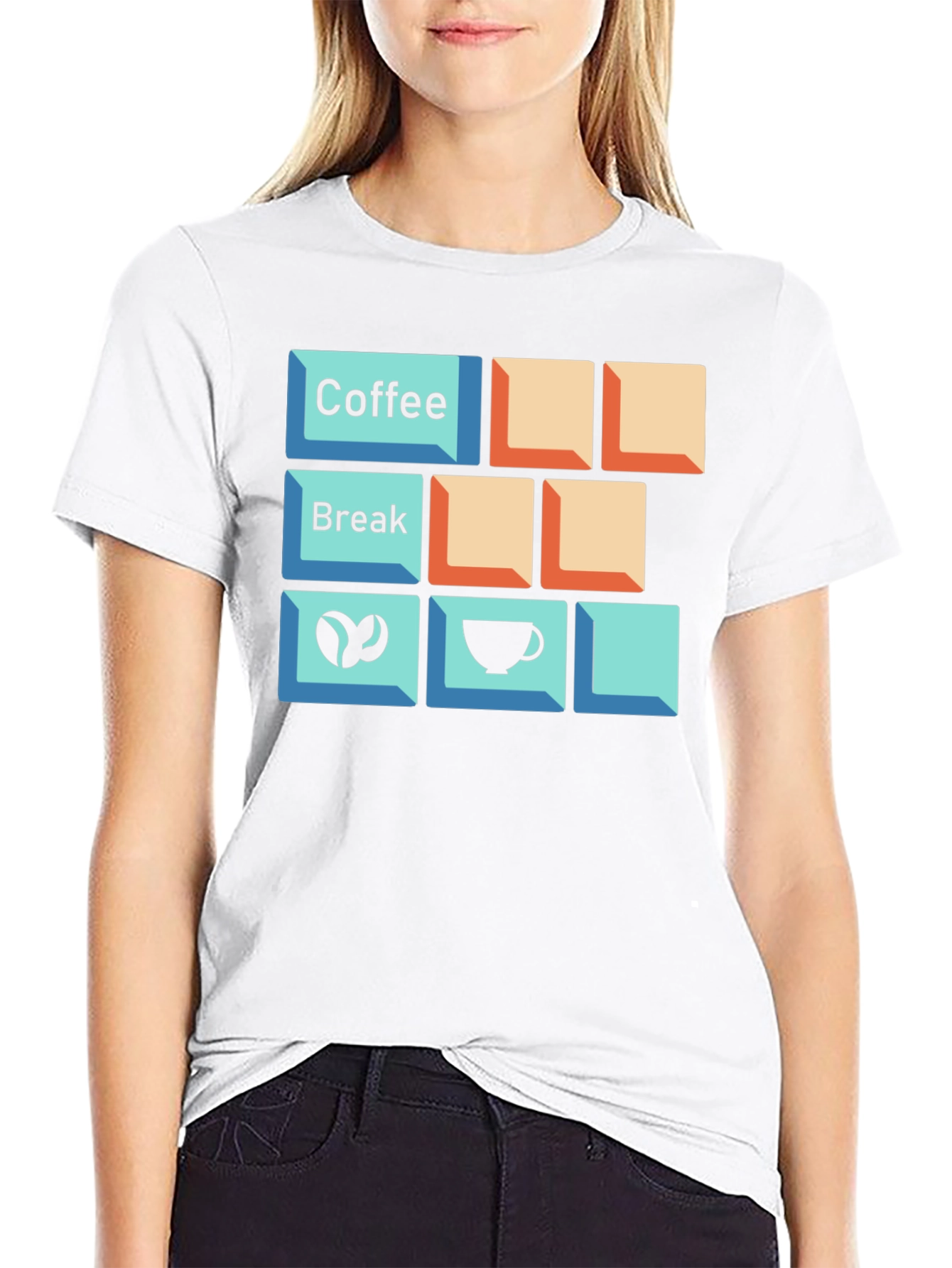 Coffee Break Keyboard T-Shirt - Gamer Gift