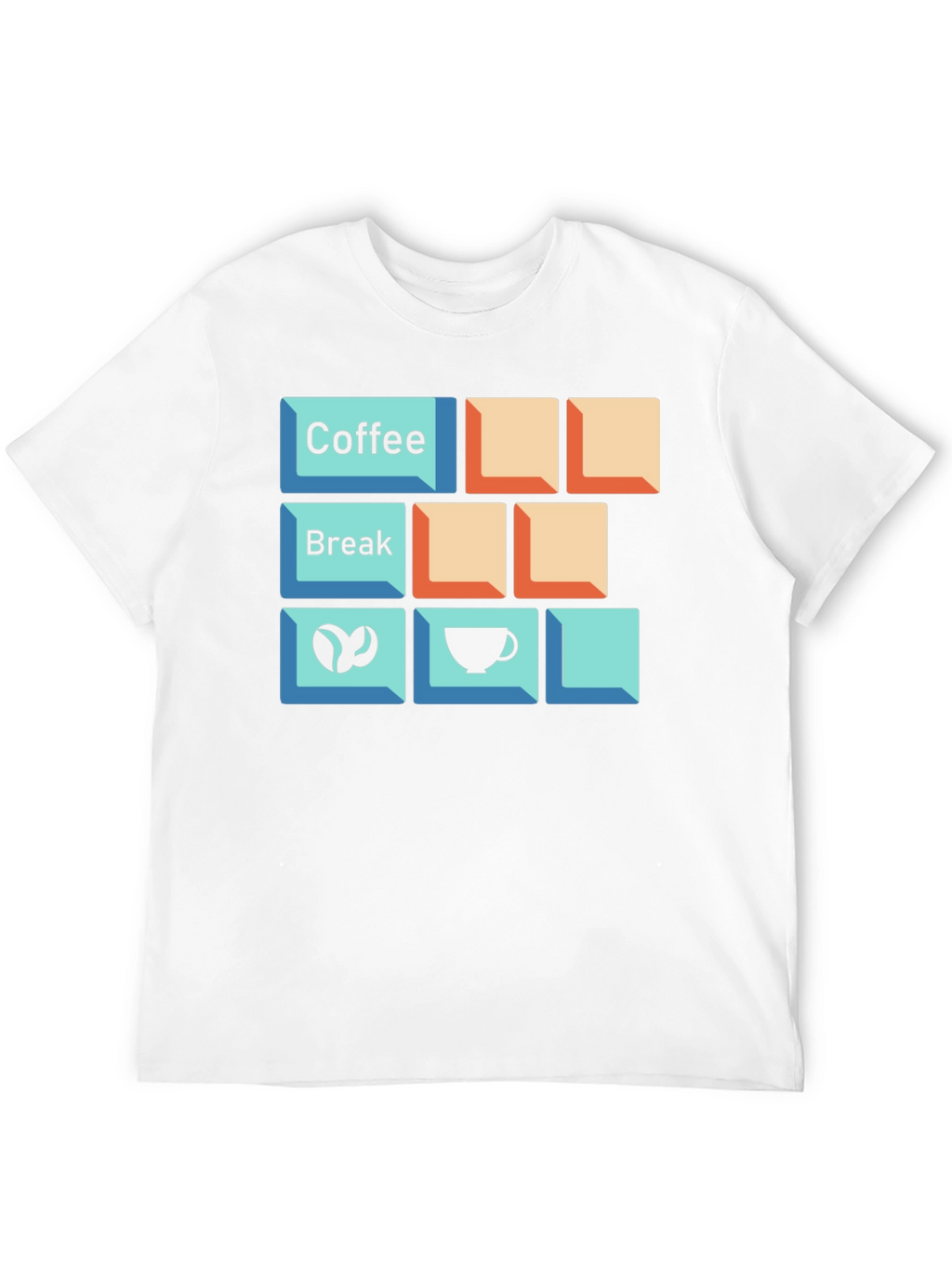 Coffee Break Keyboard T-Shirt - Gamer Gift