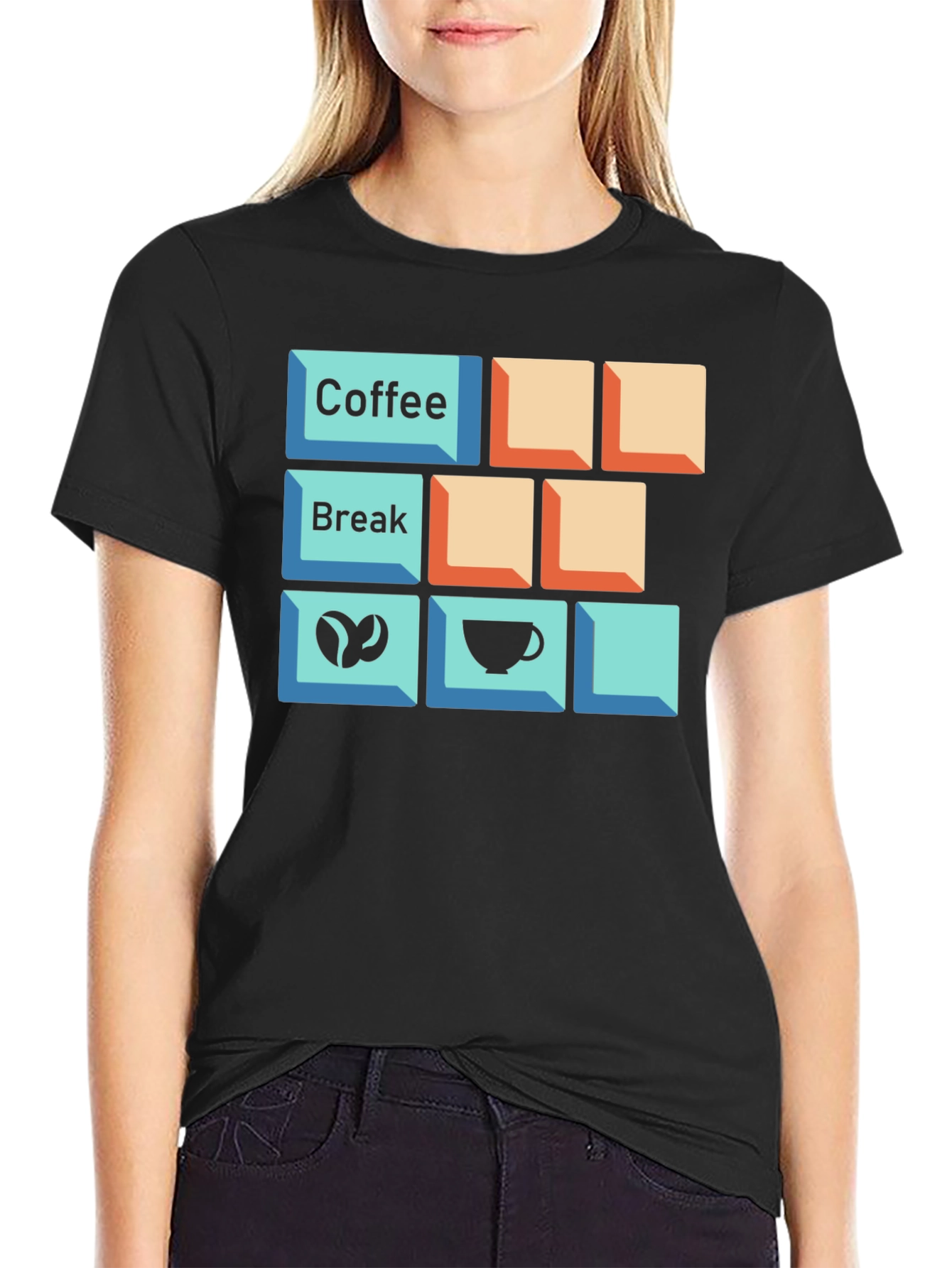 Coffee Break Keyboard T-Shirt - Gamer Gift
