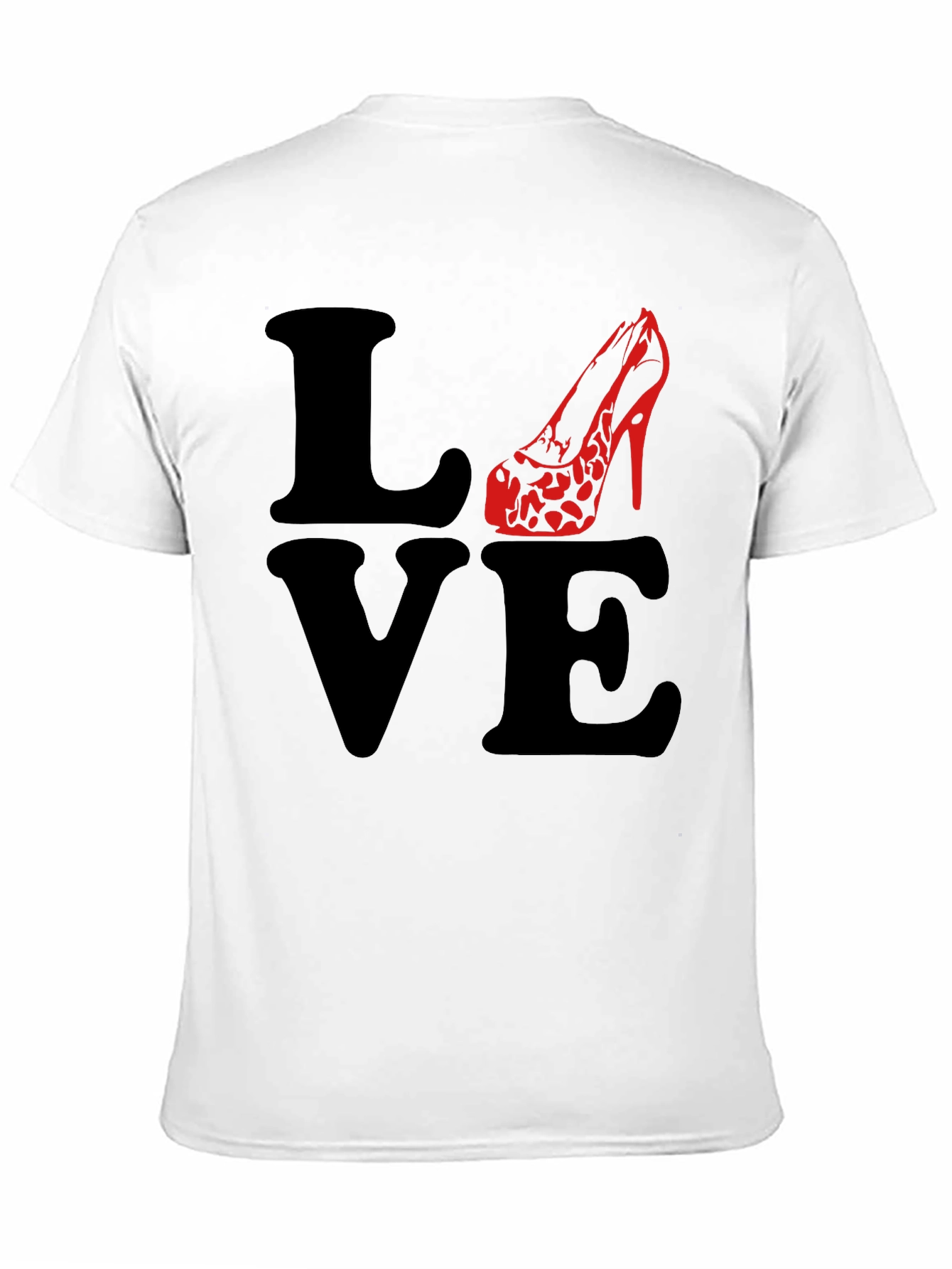 Love High Heel T-Shirt - Black