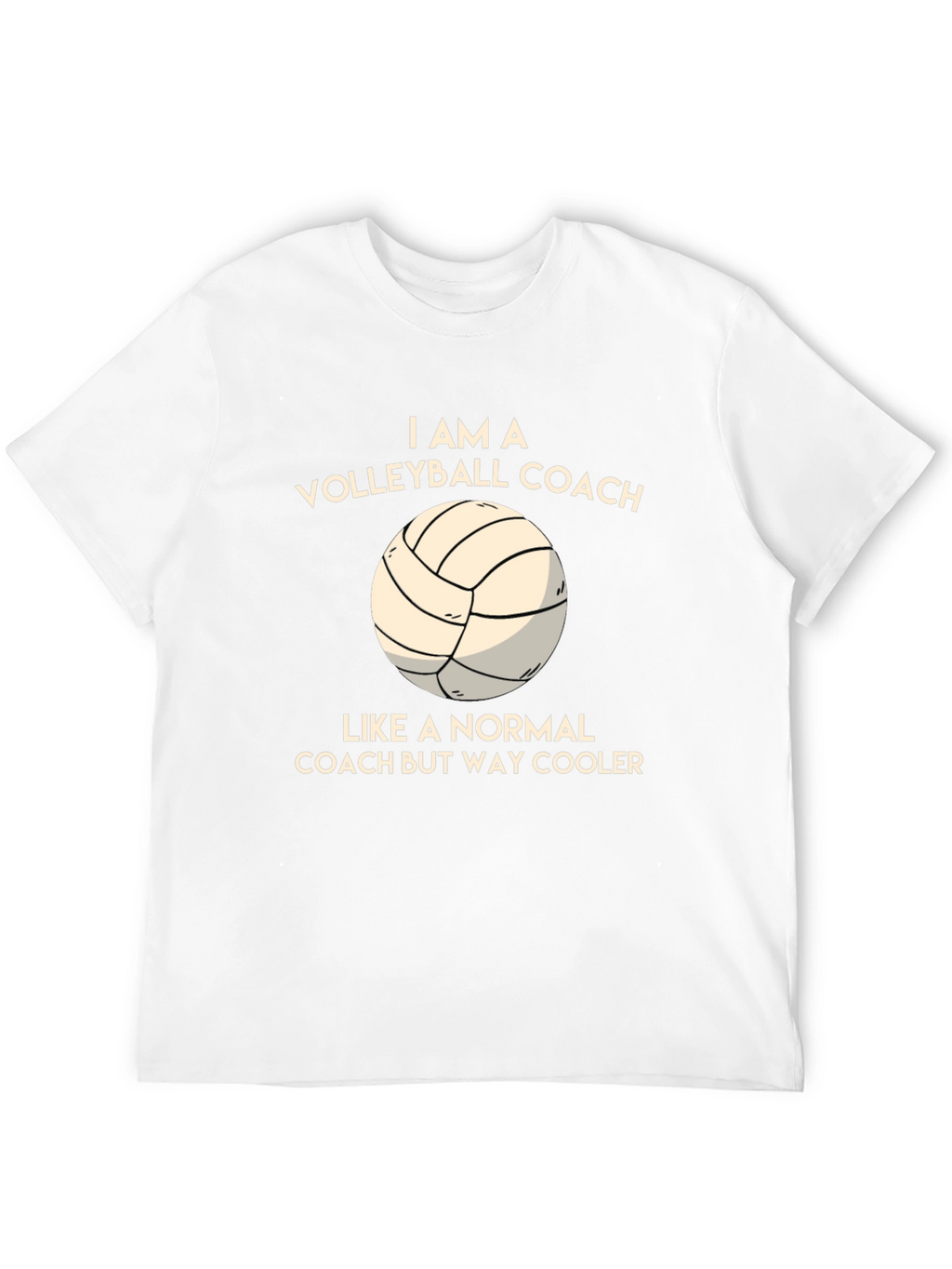 Volleyball Coach Graphic T-Shirt - Cool & Comfortable