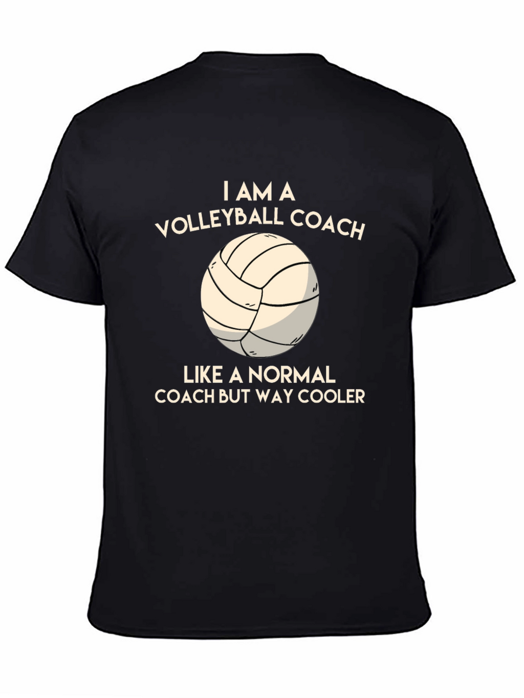 Volleyball Coach Graphic T-Shirt - Cool & Comfortable