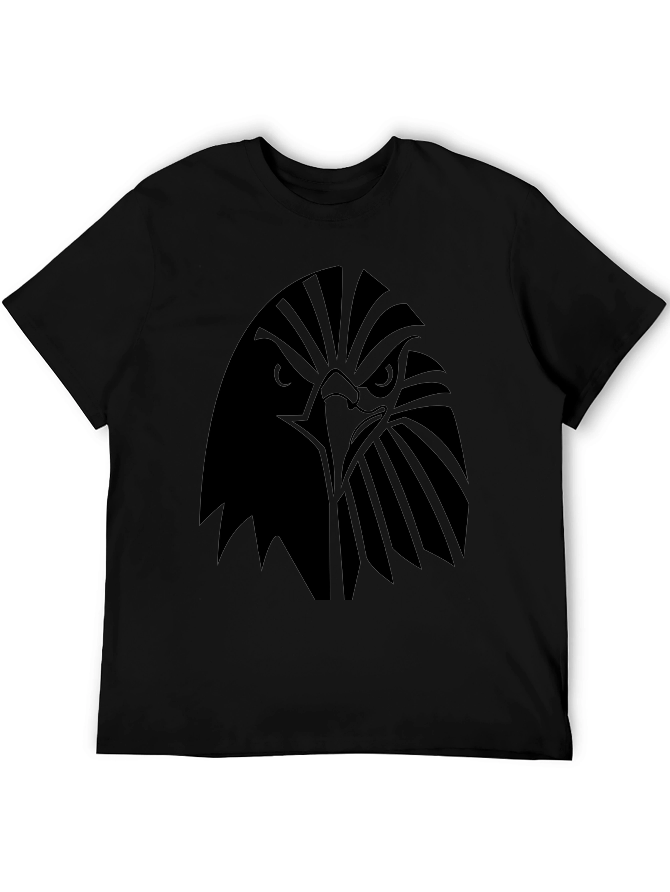 Black Eagle Graphic Tee - Mens Short Sleeve T-Shirt