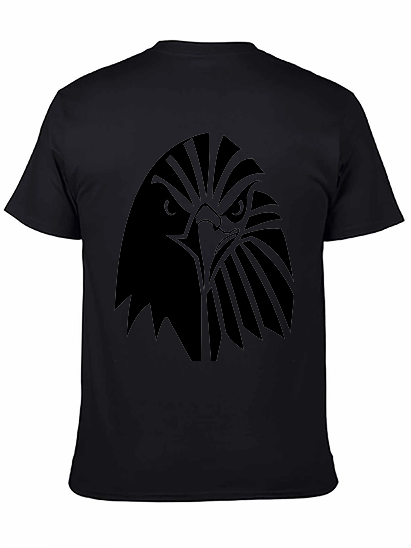 Black Eagle Graphic Tee - Mens Short Sleeve T-Shirt