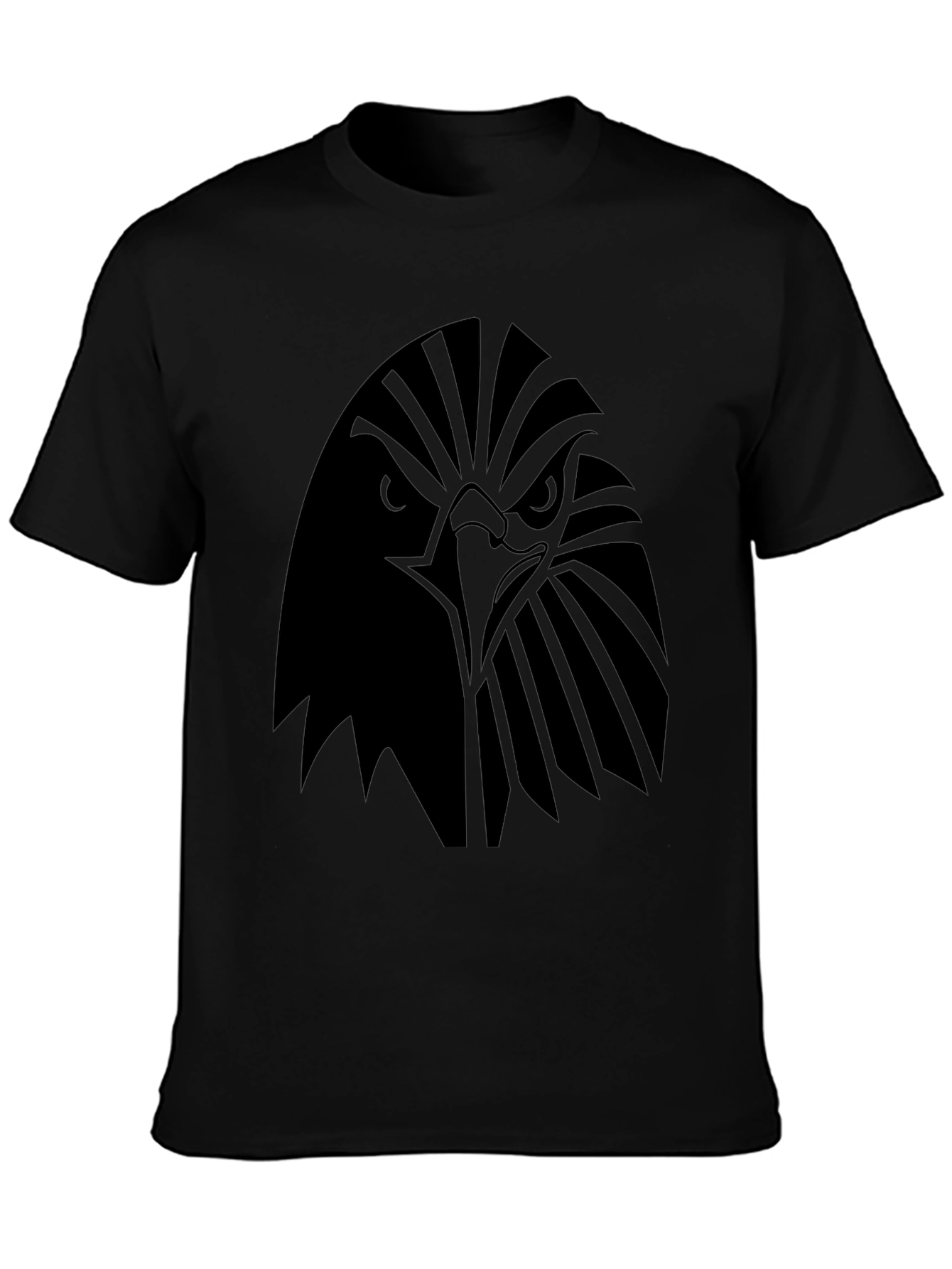 Black Eagle Graphic Tee - Mens Short Sleeve T-Shirt